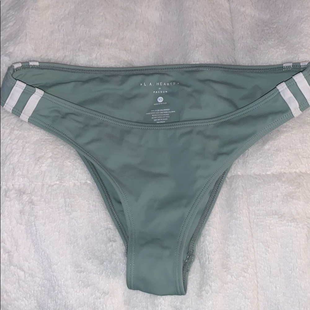 Pacsun L.A. Hearts Green Bikini Bottom